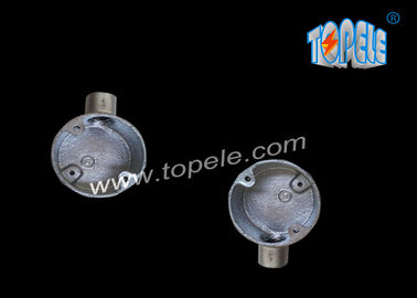 BS4568 Gießungsanlagen für biegsame Eisenrohrröhren/ 25 mm galvanisierte Endgeräte-Einweg-Box / Leitungsbox