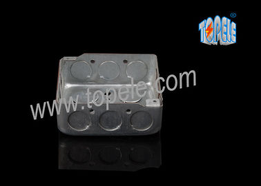 4 x 4 Quadrat Elektrische Metallbox Leitungsschalterbox EMT 1 - 1 / 2 &quot; Tiefe