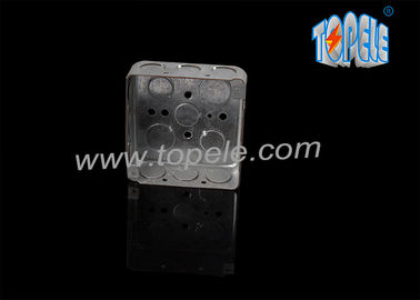 4 x 4 Quadrat Elektrische Metallbox Leitungsschalterbox EMT 1 - 1 / 2 &quot; Tiefe