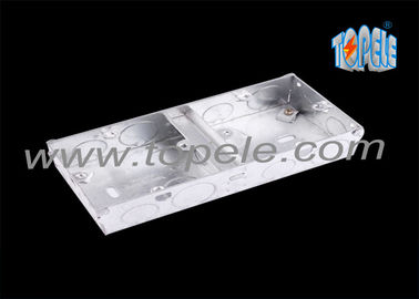 2- Gang British Standard Metall-Elektroleitungsbox mit PVC, Leitungs-Schalterbox