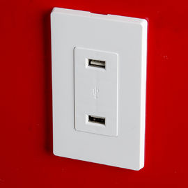 LD-U001 4.2A Smart Hochgeschwindigkeits-USB-Ladestation, 2 USB-Anschlüsse mit 2 Wandplatten