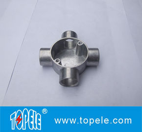 TOPELE BS4568 / BS31 4-Wege-Terminal elektrische Aluminium-Kreuzungskiste, Kanalprüfung Tee-Box