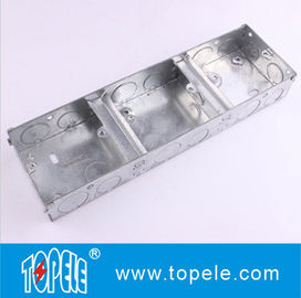 25 mm, 35 mm Stahl BS4568 GI Box / Terminal 1 Gang GI Box, elektrische Boxen und Abdeckungen