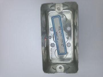 TOPELE 4 ′′ X 2 ′′, 1 - 1/2 &quot; Tiefe Single Gang Wiring Handy Box, sechs 1/2 &quot;Knockouts