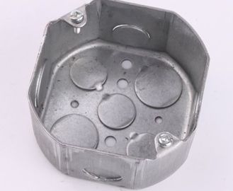 TOPELE 54171, 4 ′′ Oktagon Stahl Verzinkte elektrische Leitungen, 2-1/8 &quot;Tiefe, 1/2 Zoll Knockou