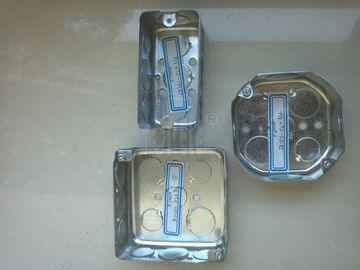 TOPELE 54171, 4 ′′ Oktagon Stahl Verzinkte elektrische Leitungen, 2-1/8 &quot;Tiefe, 1/2 Zoll Knockou