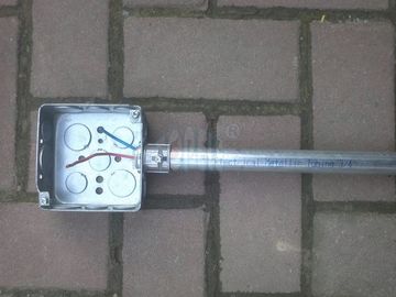 TOPELE 4 ′′ Galvanisiertes Stahlquadrat elektrische Leitung Metallbox, 52151-1/2&quot;&amp;3/4&quot;