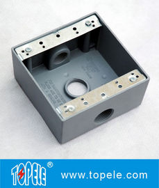 2 Witterungsdichte Elektrokisten aus Aluminium