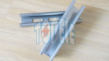 Einfacher Kanal 41x25mm, 41x35mm Vorverzinkter Perforierter Einfacher / Schlitten-Strut-Kanal Stahl-Unistrut-Kanal