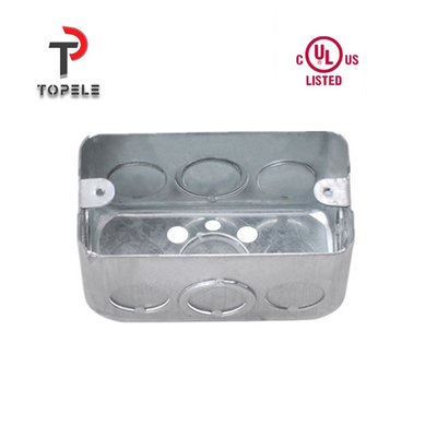 Galvanisierte Handy Junction Box UL 2X4 Zoll Stahl