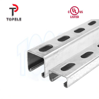 Heißes BAD galvanisierte Ebene/gekerbter Spreize-Kanal Unistrut 41X41X2.5mm
