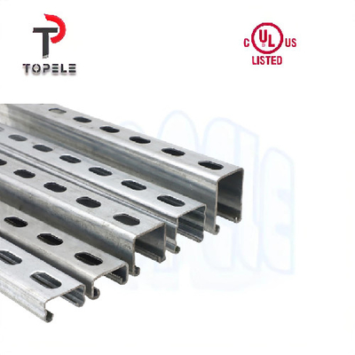Heißes BAD galvanisierte Ebene/gekerbter Spreize-Kanal Unistrut 41X41X2.5mm