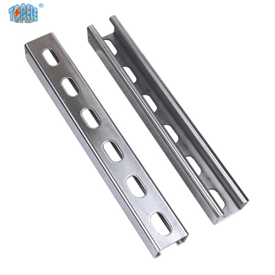 Heißes BAD galvanisierte Ebene/gekerbter Spreize-Kanal Unistrut 41X41X2.5mm