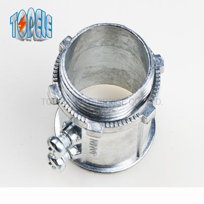 20mm -50mm EMT Conduit Fittings IEC61386 EMT Set Screw Connector Zink