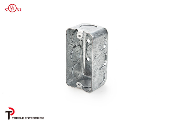 TOPELE Stahl-Rechteckschalter-Handy-Box mit Einzelschalter, 58351, 1-7/8 "Knockout