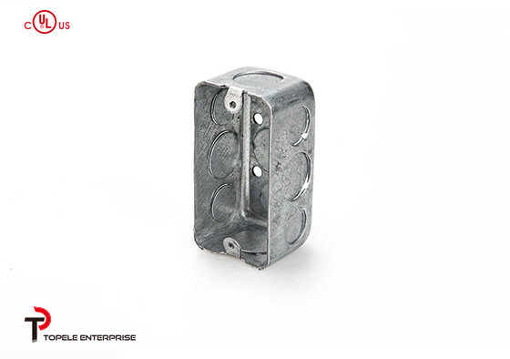 TOPELE 4 ′′ X 2 ′′, 1 - 1/2 &quot; Tiefe Single Gang Wiring Handy Box, sechs 1/2 &quot;Knockouts