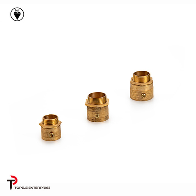 Goldfarbene Messingverbindung Nickelplattiert oder nicht 38 mm, 50 mm Größe