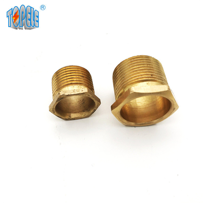Lange/kurze Art Mann verlegte Messinghexagon Bush 15mm 20mm 25mm