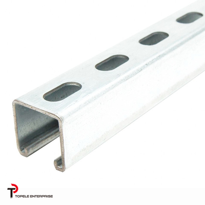 Strut-Schleifenverzinktes Stützsystem U-förmiger Kanal 41X41MM