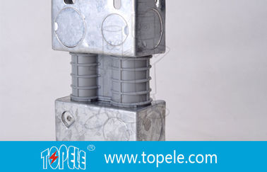 Elektrische Schachteln / 2-Gang British Standard Metallleitungsbox mit PVC, Schalterbox
