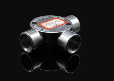 TOPELE 25MM Warmgetränkte Galvanisierte Aluminium Formbare Eisen-Metall-Leitung-Kreuzungskiste