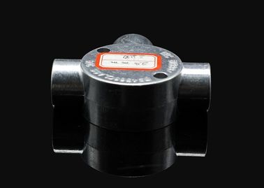 TOPELE 25MM Warmgetränkte Galvanisierte Aluminium Formbare Eisen-Metall-Leitung-Kreuzungskiste