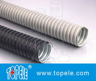 Elektrische Verzinkte Stahl PVC Flexible Leitung und Befestigungen Grau