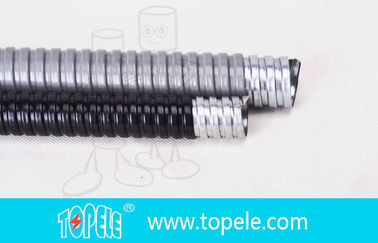Elektrische Verzinkte Stahl PVC Flexible Leitung und Befestigungen Grau