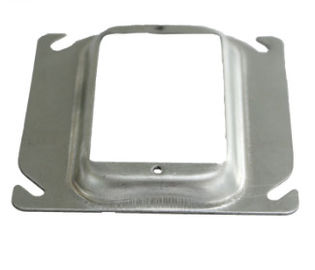 UL Elektrische Quadratform Stahlleitungsverbindungsbox Abdeckung 0,6 mm 0,8 mm Dicke