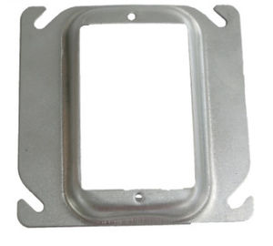 UL Elektrische Quadratform Stahlleitungsverbindungsbox Abdeckung 0,6 mm 0,8 mm Dicke