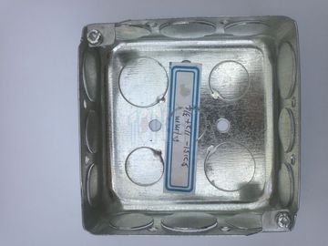 Galvanisierte Stahl 4 Zoll Quadratleitungskisten, Außenleitungskiste mit Knockouts