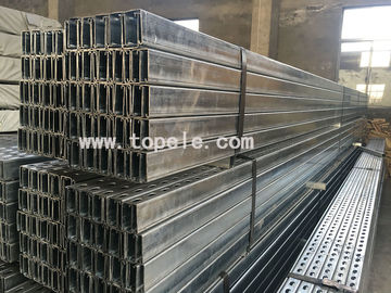 Hot Dip Galvanized Steel Slotted Unistrut Kanal zur Unterstützung von Leitungen 41X 41MM