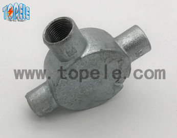 Aluminium / Formbares Eisen BS4568 Leitungs-Drei-Wege-Kreuzungskasse Langlebigkeit