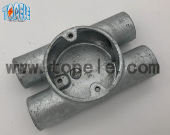 BS4568 Elektrische Leitungsbefestigungen Twin Through Way H Formbare Eisenbox 20mm -32mm