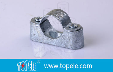 BS31 / BS4568 Leitungsbefestigungen 20 mm Formbares Eisen Schwerlast-Abstandssattel mit Basis