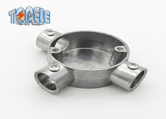 3/4&quot; 1&quot; BS31 Leitungs-Aluminium-Fitting Rundschachtel 3 Weg / Tee-Box Iso
