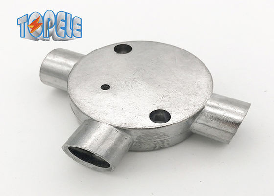 3/4&quot; 1&quot; BS31 Leitungs-Aluminium-Fitting Rundschachtel 3 Weg / Tee-Box Iso