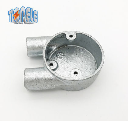 Zweig 2 Weg U Formbare Eisenbox BS4568 Leitungsbefestigung Hot Dip Galvanized