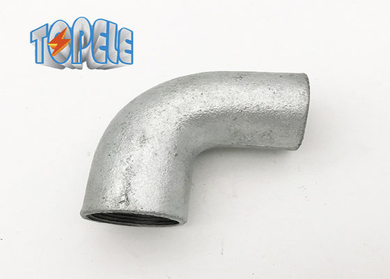 Weibliche Verbindung BS4568 Leitung Hot Dip Galvanized Formbares Eisen Fest Ellenbogen