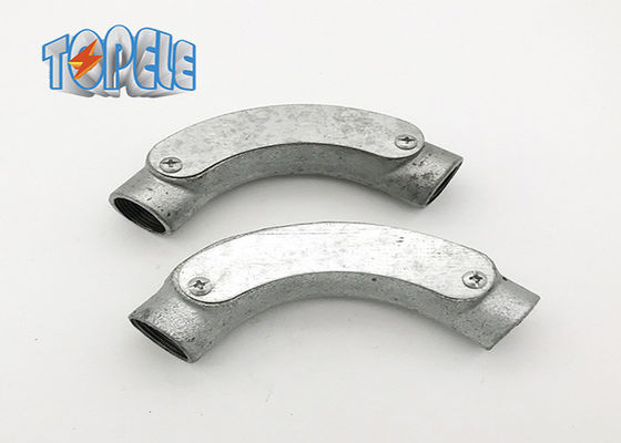 ISO-Zertifikat BS4568 Leitung 20 mm 25 mm Ellenbogen Formbares Eisen Inspektionsbeugen