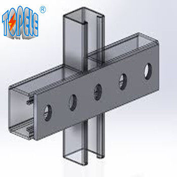 5 Löcher Splice Platte Kohlenstoffstahl Unistrut Kanal C Kanal mit Löchern