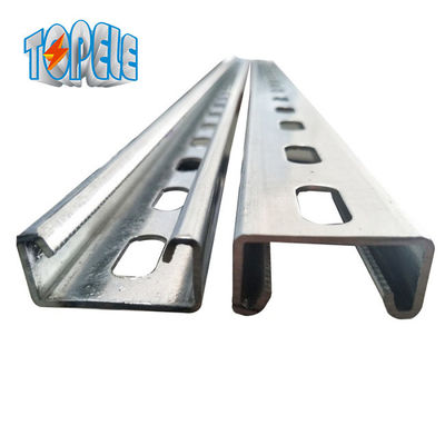 1 - 5/8 Einzel 10 Fuß Stahl Unistrut Kanal Schlitze