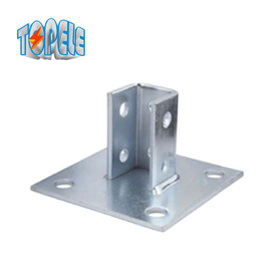 4 Löcher Einkanal Post Basis 13/32&quot; Unistrut Platte