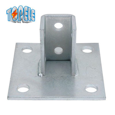 4 Löcher Einkanal Post Basis 13/32&quot; Unistrut Platte