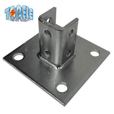 4 Löcher Einkanal Post Basis 13/32&quot; Unistrut Platte