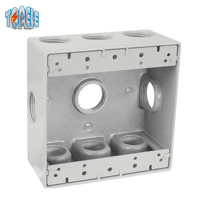 Zwei Gang Aluminium 4x4 wasserdichte Steckdose