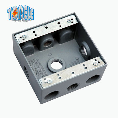 Zwei Gang Aluminium 4x4 wasserdichte Steckdose