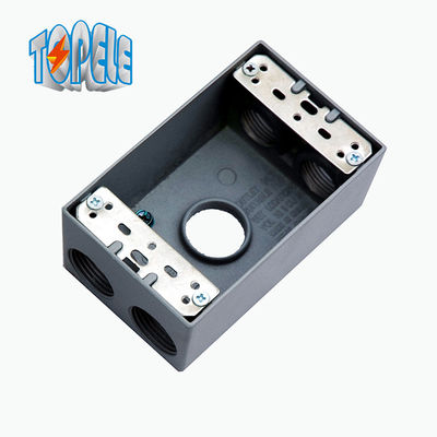 1 Gang 3 Löcher 3/4 Zoll IP67 Witterungsdichte elektrische Boxen
