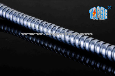 Elektrische Verzinkte Stahl PVC Flexible Leitung und Befestigungen Grau