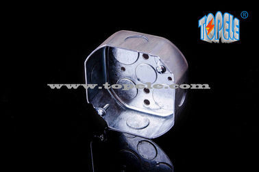 1-7/8" Tiefe 4 ̊ Oktagon Stahl Verzinkte Leitungsboxen, Ziehen Konstruktion, tMit fünf 1/2 "und vier 3/4" KOS